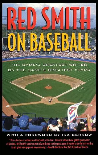 Red Smith on Baseball cover