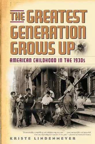 The Greatest Generation Grows Up cover