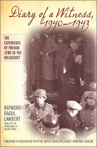 Diary of a Witness, 1940-1943 cover
