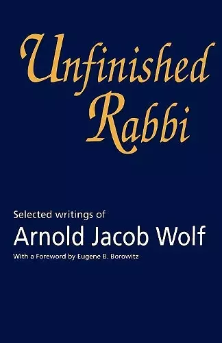 Unfinished Rabbi cover