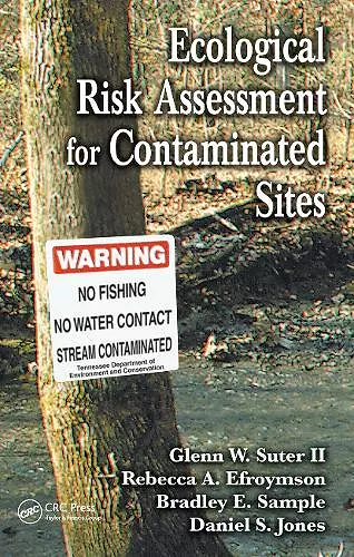 Ecological Risk Assessment for Contaminated Sites cover