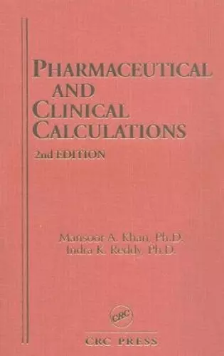 Pharmaceutical and Clinical Calculations cover