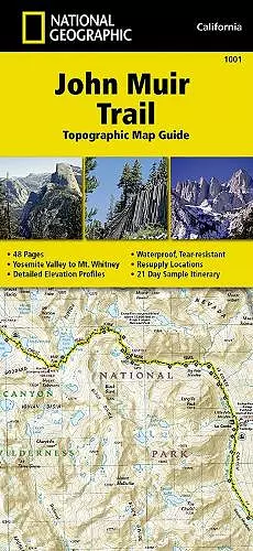 John Muir Trail (topographic Map Guide) cover