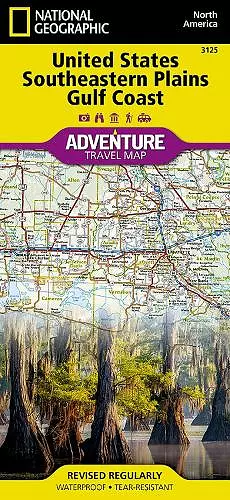United States, Southeastern Plains And Gulf Coast Adventure Map cover