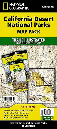 California Desert National Parks [map Pack Bundle] cover