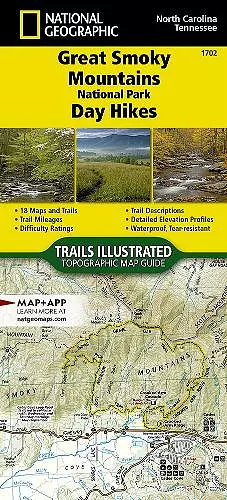 Great Smoky Mountains National Park Day Hikes Map cover