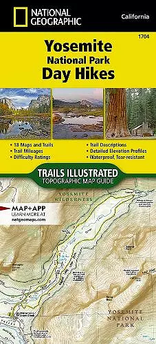 Yosemite National Park Day Hikes Map cover