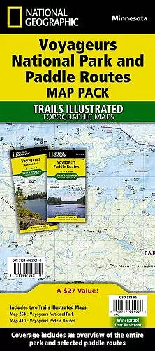 Voyageurs National Park And Paddle Routes [map Pack Bundle] cover