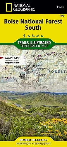 Boise, Trinity Mountain Map cover