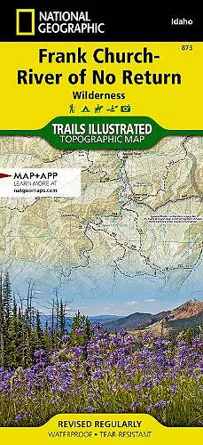 Frank Church-river Of No Return Wilderness Map cover