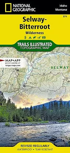 Selway-bitteroot Wilderness Map cover