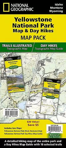 Yellowstone Day Hikes and National Park Map [Map Pack Bundle] cover