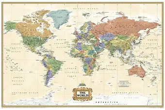 National Geographic World Wall Map cover