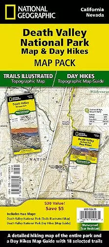 Death Valley National Park Map and Day Hikes cover
