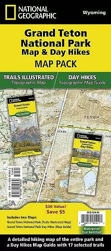 Grand Teton Day Hikes and National Park Map [Map Pack Bundle] cover