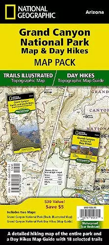 Grand Canyon Day Hikes and National Park [Map Pack Bundle] cover