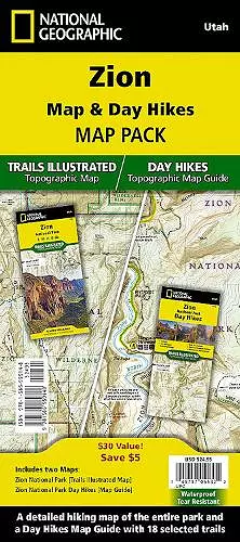 Zion Map & Day Hikes Map Pack cover
