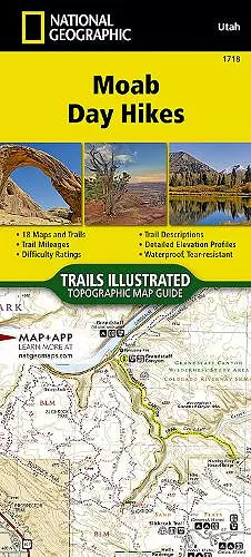 Moab Day Hikes Map Guide cover