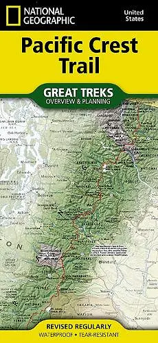 Pacific Crest Trail Planning & Overview Map cover