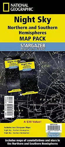 National Geographic Night Sky (Stargazer Folded Map Pack Bundle) cover