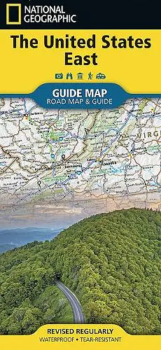 United States: East Guide Map - National Geographic cover
