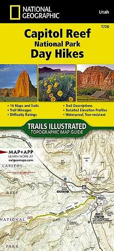 Capitol Reef National Park Day Hikes Map cover