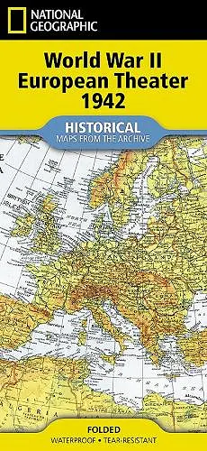 National Geographic WWII European Theater Map cover