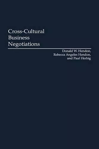 Cross-Cultural Business Negotiations cover
