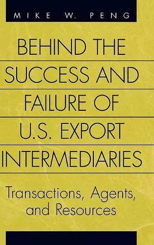 Behind the Success and Failure of U.S. Export Intermediaries cover