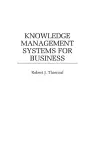 Knowledge Management Systems for Business cover