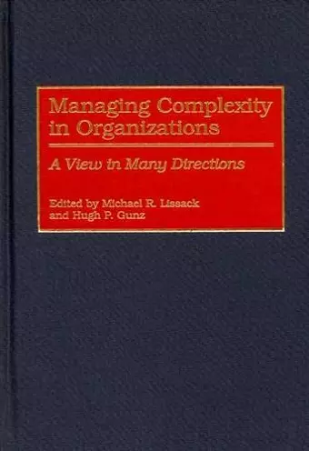 Managing Complexity in Organizations cover