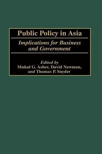 Public Policy in Asia cover