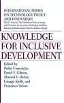 Knowledge for Inclusive Development cover