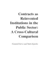 Contracts as Reinvented Institutions in the Public Sector cover