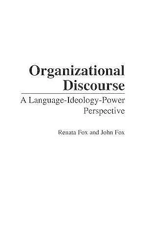 Organizational Discourse cover