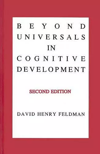 Beyond Universals in Cognitive Development, 2nd Edition cover