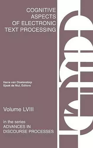 Cognitive Aspects of Electronic Text Processing cover