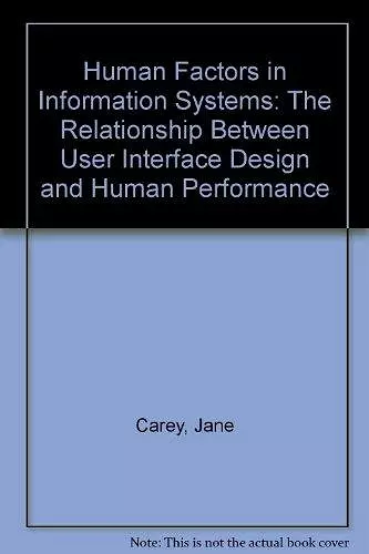 Human Factors in Information Systems cover