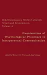 Child Development Within Culturally Structured Environments, Volume 4 cover