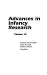 Advances in Infancy Research cover