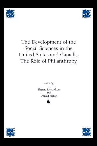 Development of the Social Sciences in the United States and Canada cover