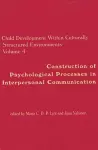 Child Development Within Culturally Structured Environments, Volume 4 cover