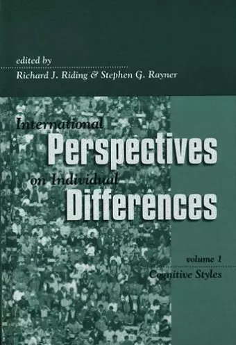 International Perspectives on Individual Differences cover