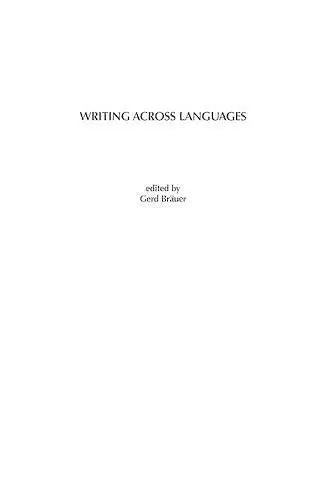 Writing Across Languages cover