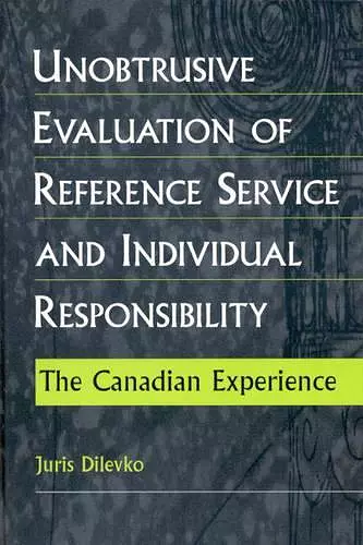 Unobtrusive Evaluation of Reference Service and Individual Responsibility cover