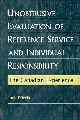 Unobtrusive Evaluation of Reference Service and Individual Responsibility cover