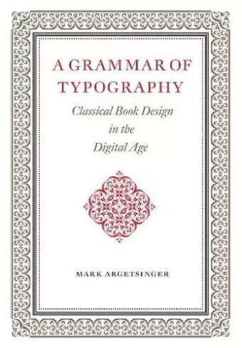 A Grammar of Typography cover