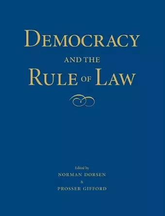 Democracy and the Rule of Law cover