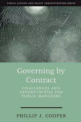 Governing by Contract cover