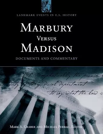 Marbury versus Madison cover